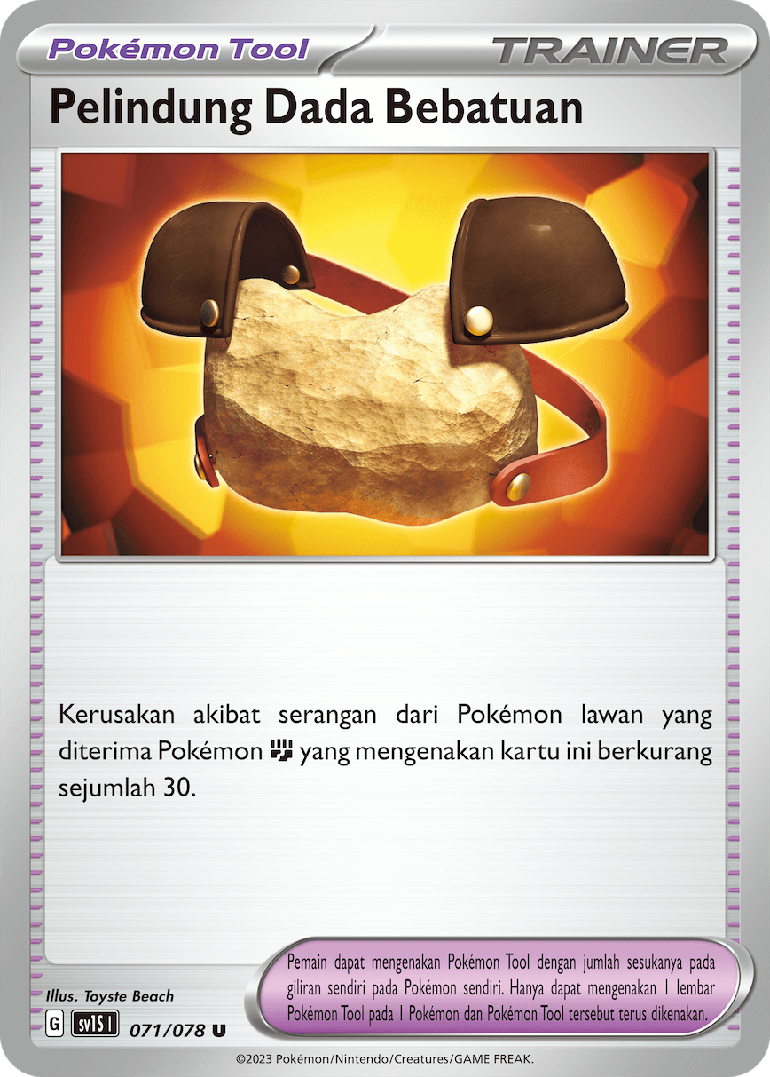 Pelindung Dada Bebatuan