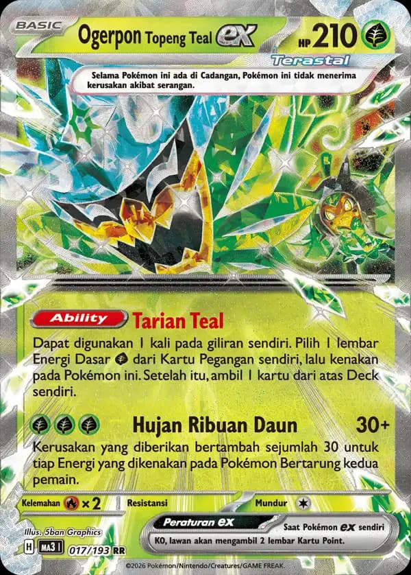 Ogerpon Topeng Teal ex